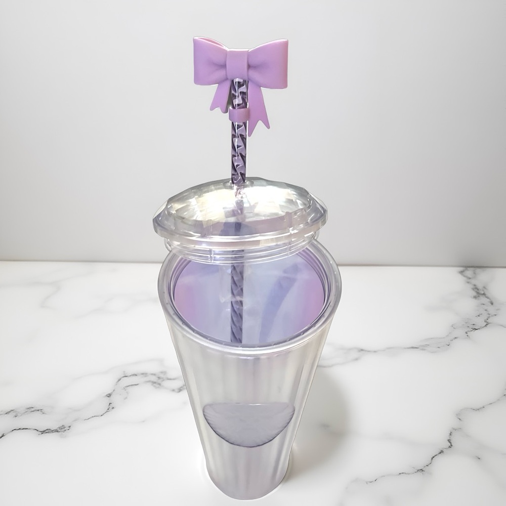 Starbucks Iridescent Tumbler with Lavender Bow - Picture 8 of 16